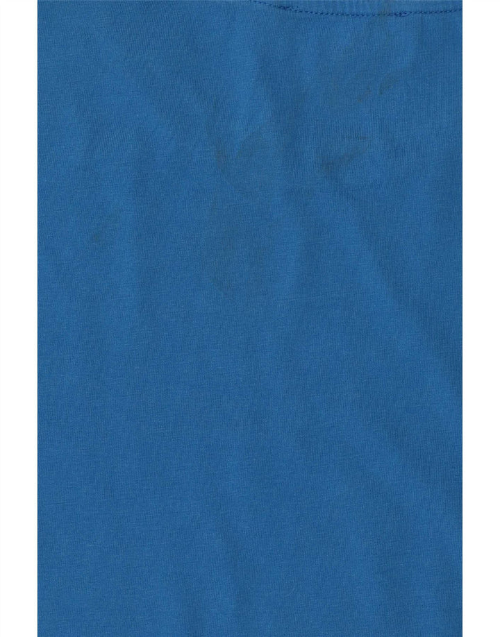 Trussardi Jeans muška grafička majica srednje plave boje