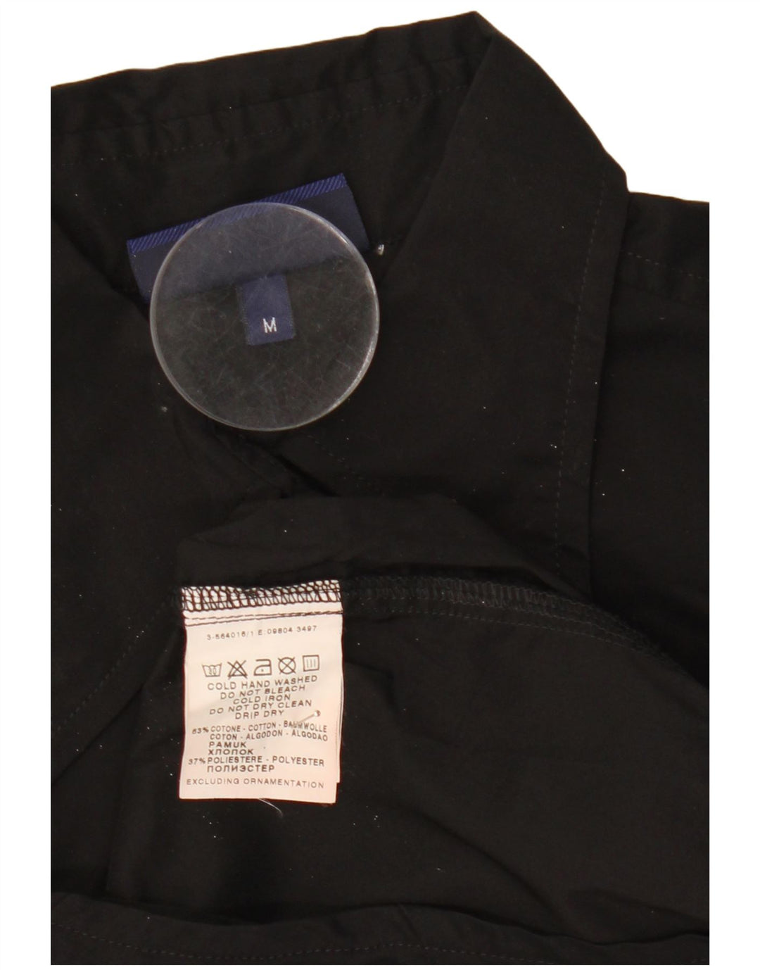 Trussardi ženski bodi dugih rukava UK 12 srednje crni pamuk