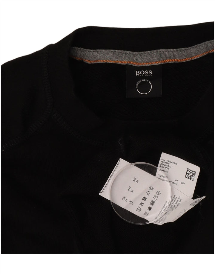 Hugo Boss muška majica srednje veličine, crni pamuk