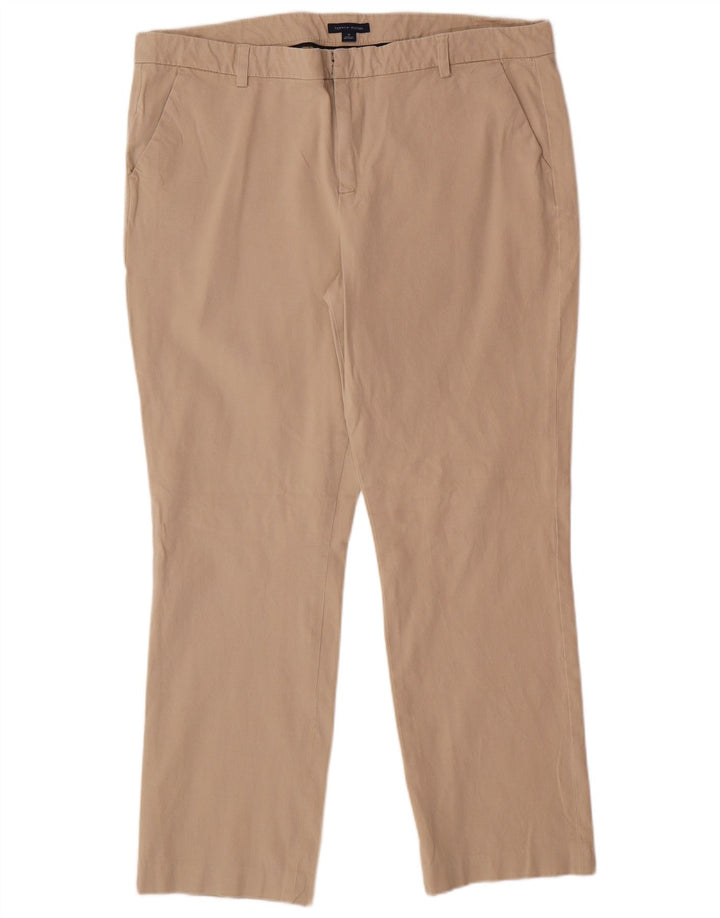 TOMMY HILFIGER Ženske ravne chino hlače US 18 2XL W38 L28 Bež