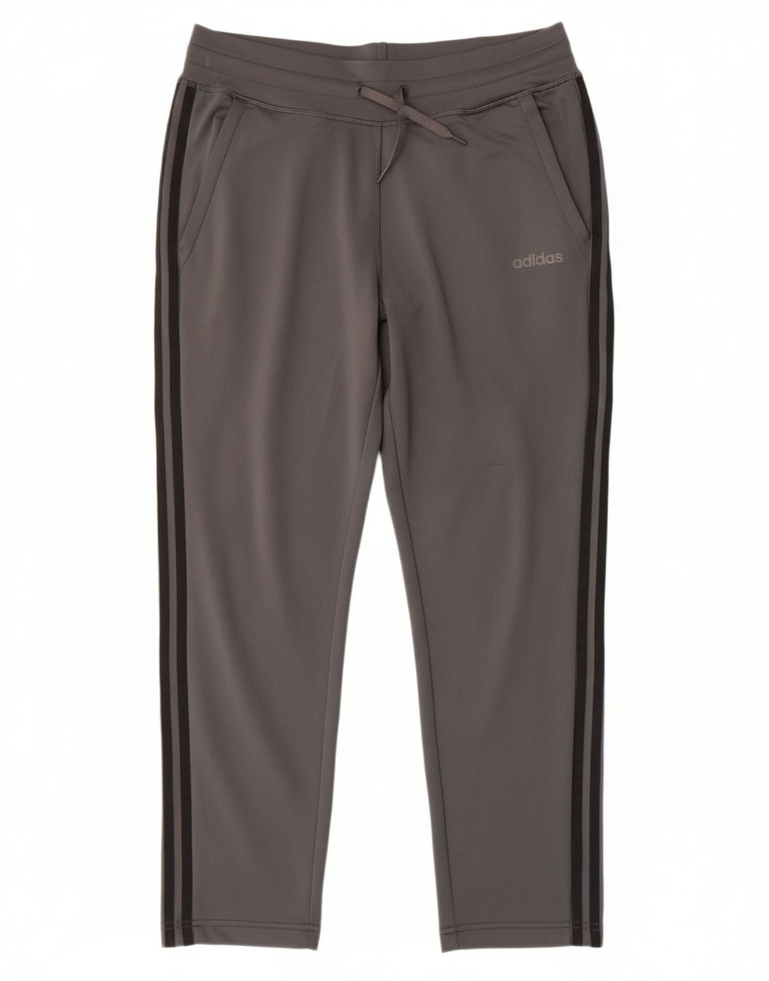 ADIDAS Womens Climalite Tracksuit Trousers UK 14 Medium  Grey Polyester