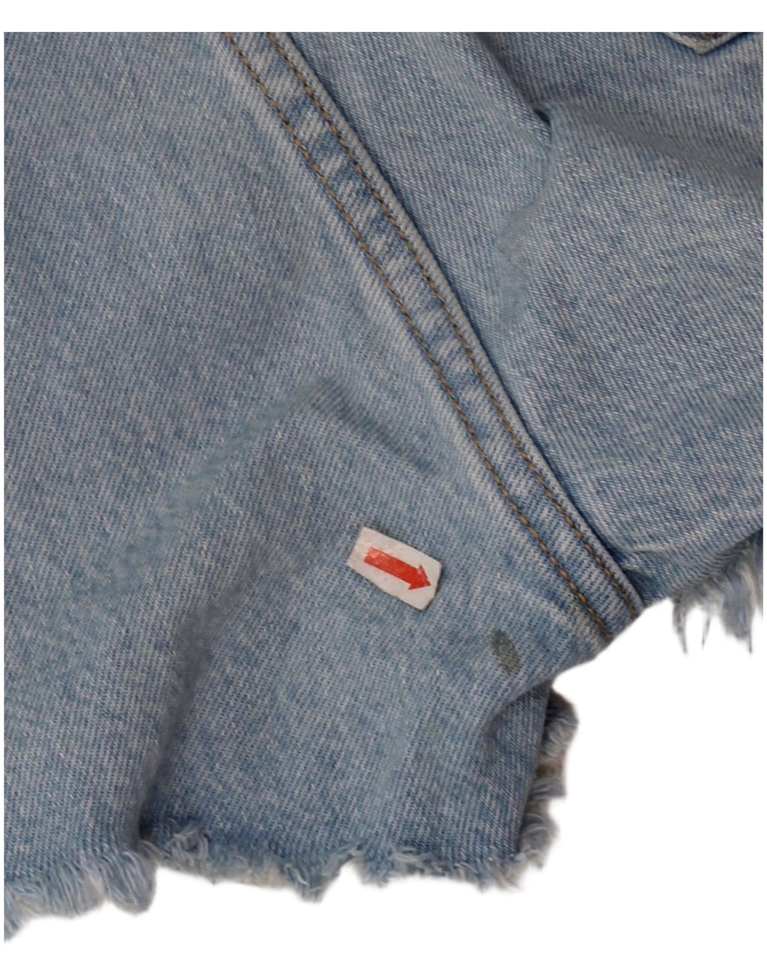 LEVI'S Ženske kratke hlače od trapera 501, W28, srednje plavi pamuk