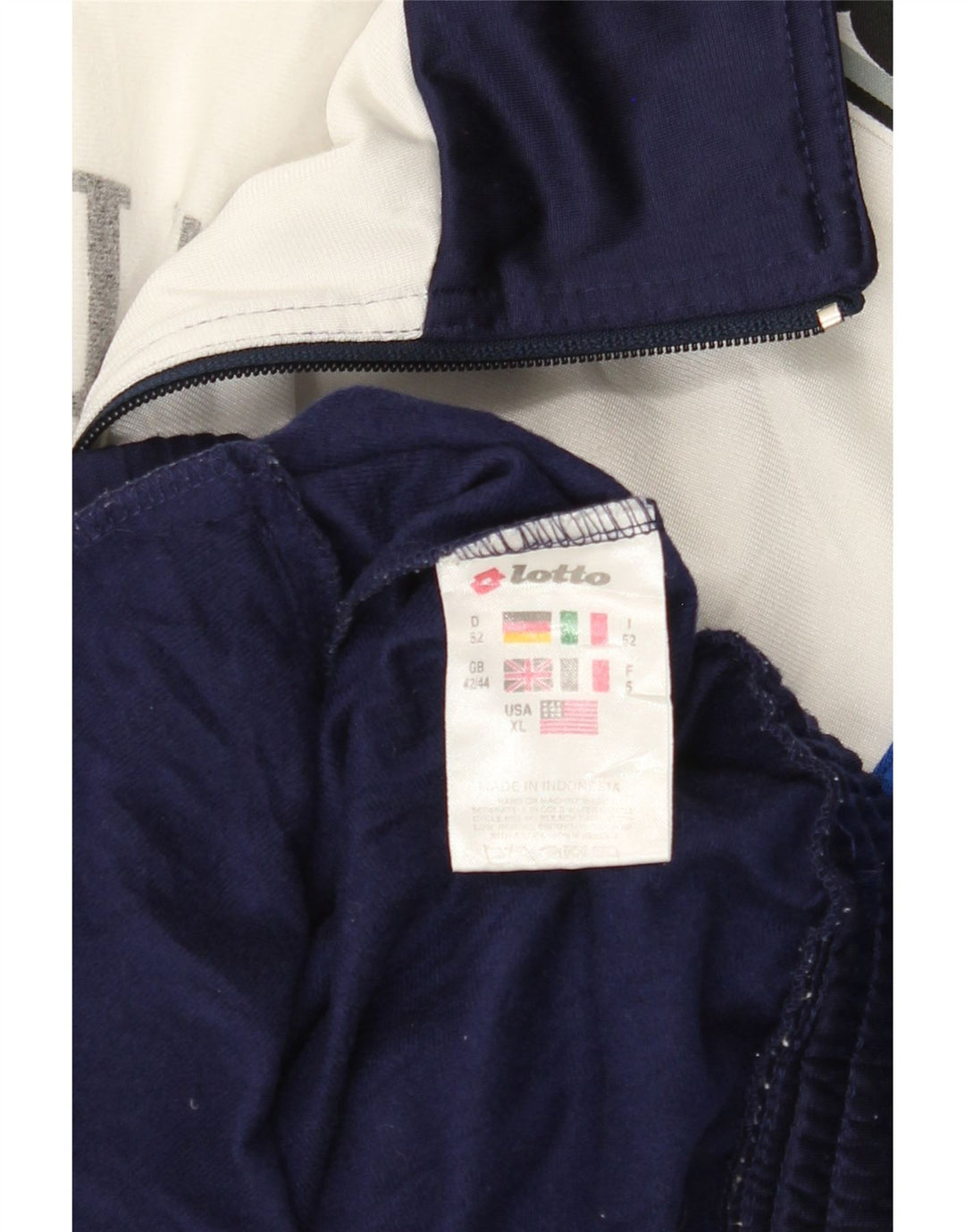 LOTTO muška trenirka s grafičkim motivima, gornja jakna UK 42/44 XL tamnoplava boja