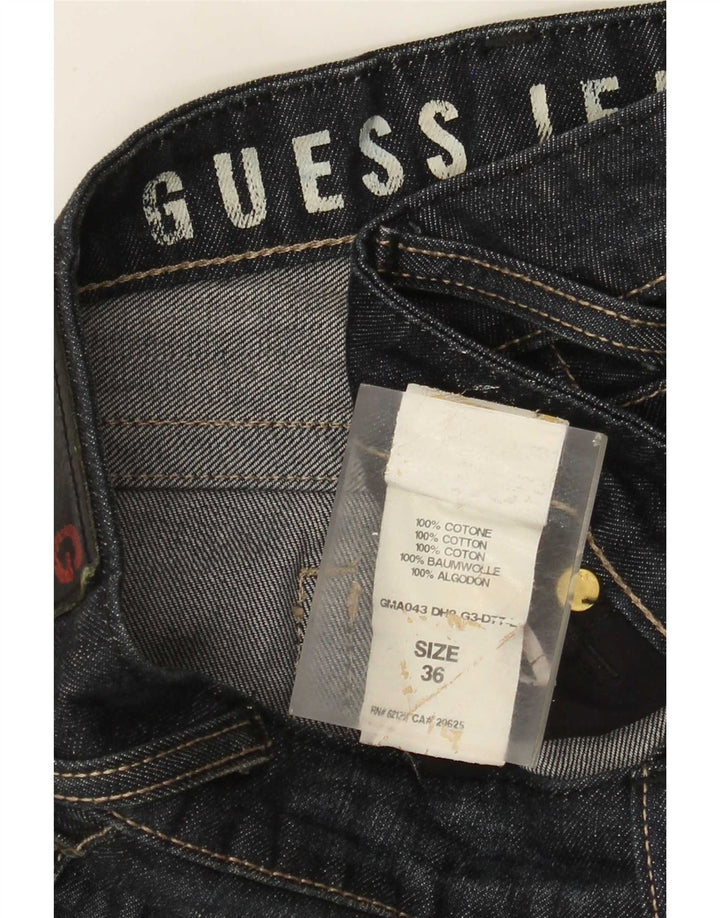 Guess muške ravne traperice W36 L33 plavi pamuk