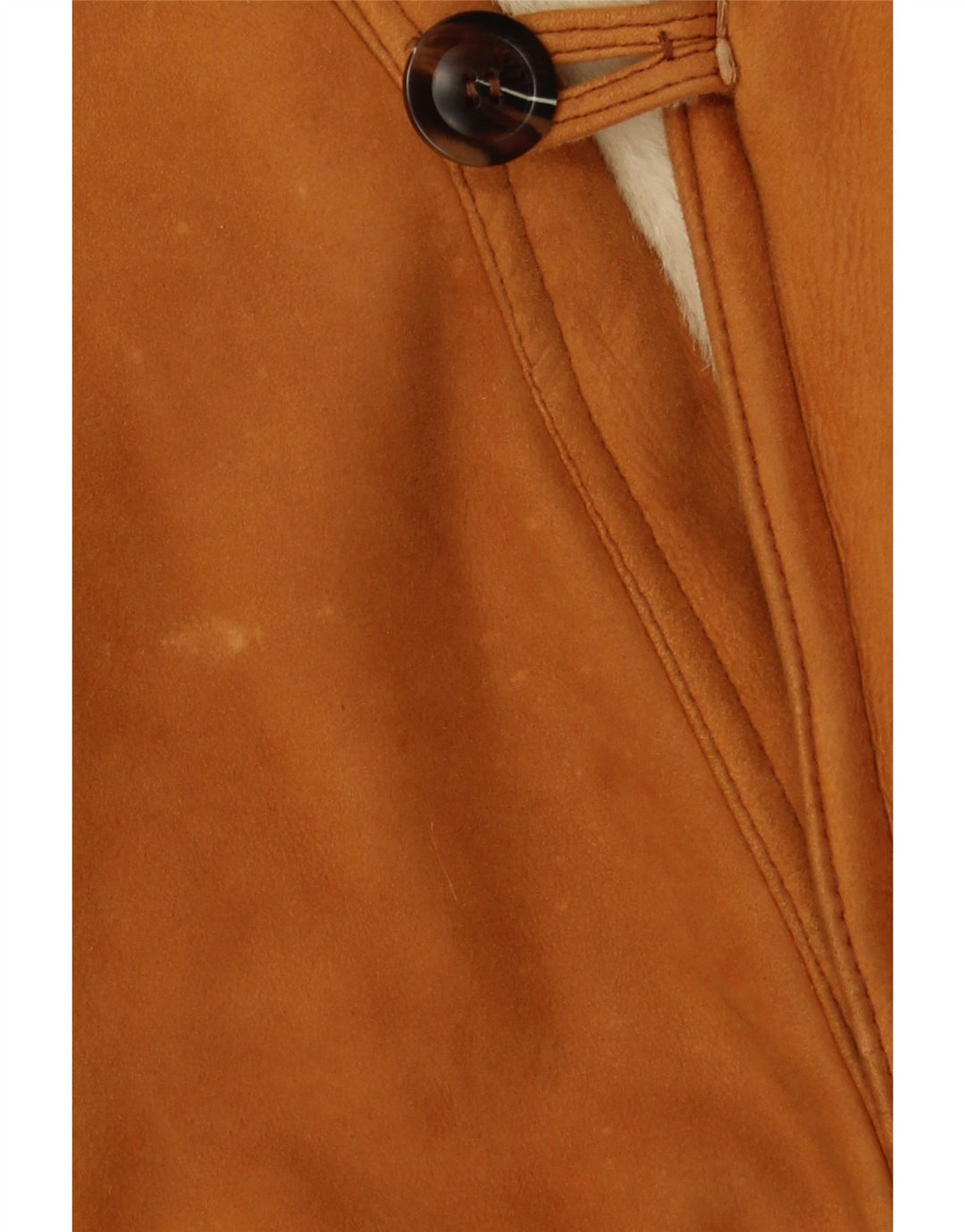 VINTAGE Muška jakna s ovčicama UK 40 Large Brown