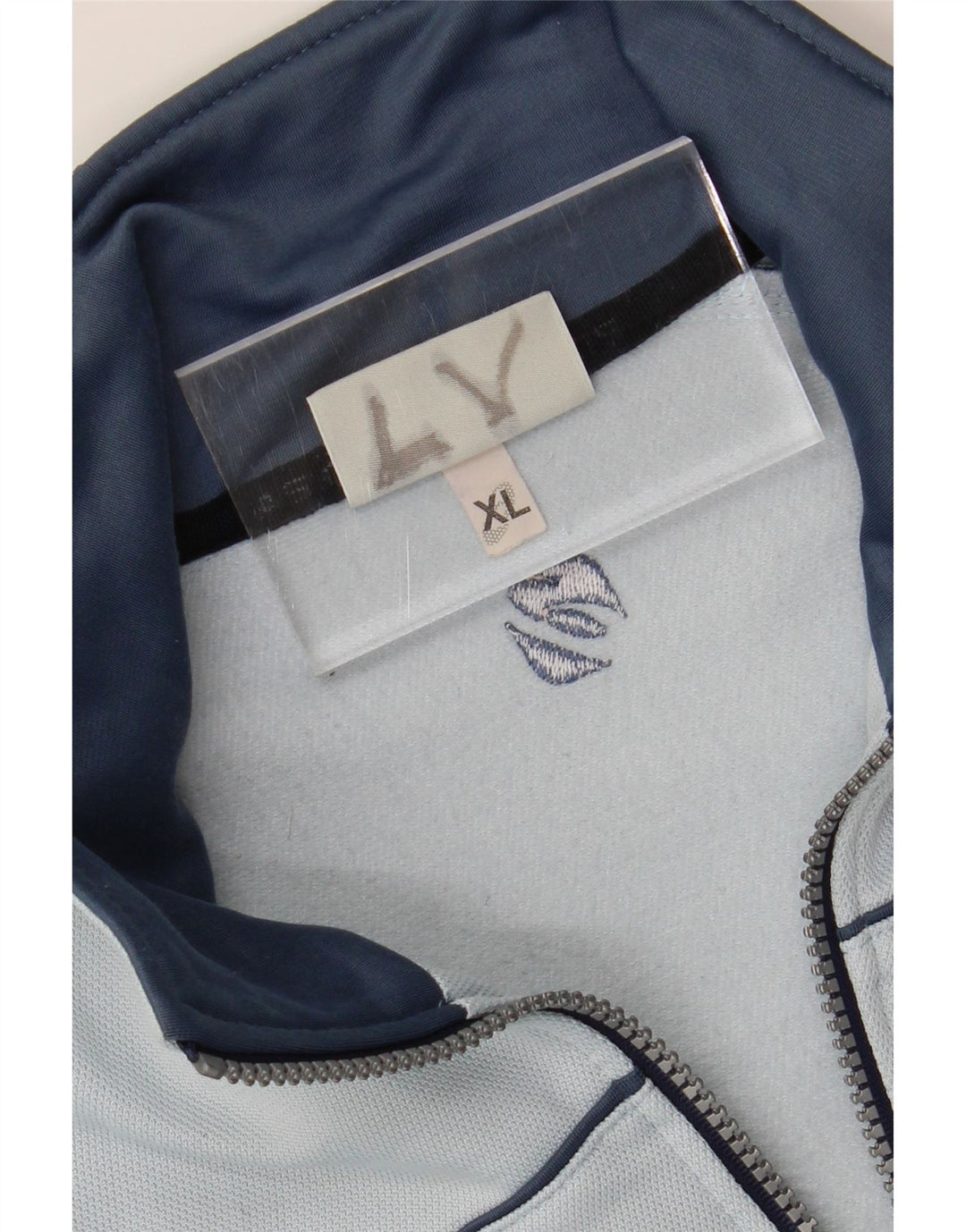 ASICS Mens Tracksuit Top Jacket XL Blue Polyester Vintage Asics and Second-Hand Asics from Messina Hembry 