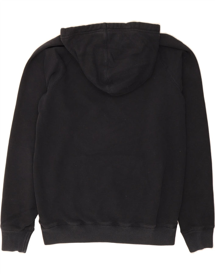 JACK WILLS Mens Graphic Hoodie Jumper Medium Black Cotton Vintage Jack Wills and Second-Hand Jack Wills from Messina Hembry 
