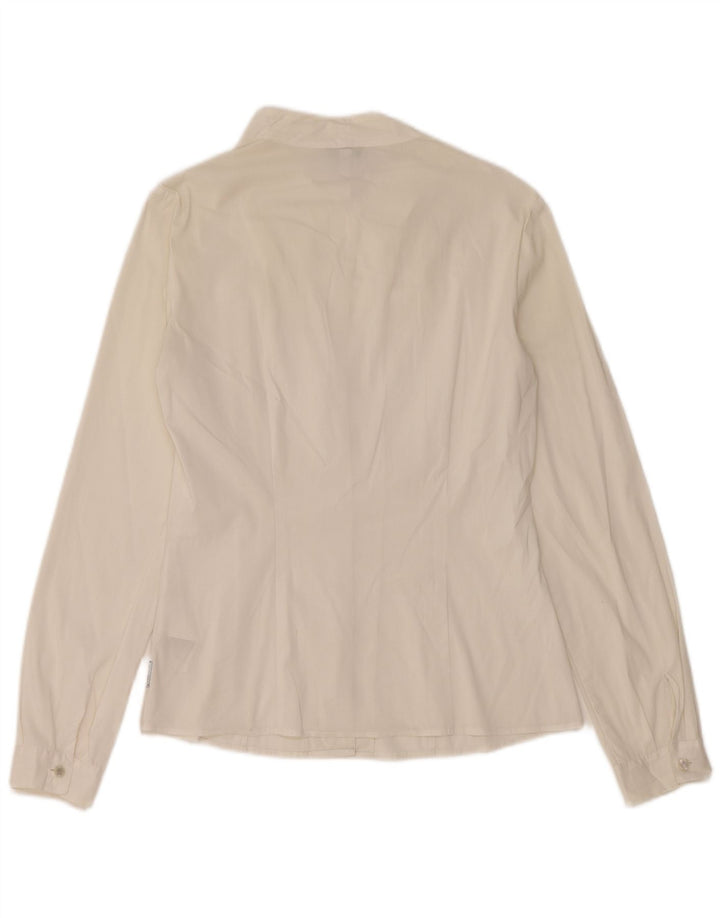 Armani Jeans Ženska košulja US 4 Mala bijela pamuk