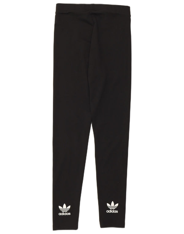 Adidas ženske tajice UK 10 male crne poliesterske