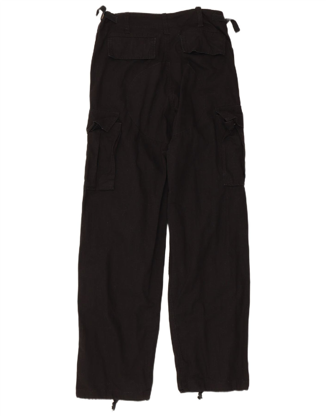 PATTON Muške vojne ravne kargo hlače XS W30 L32 crni pamuk