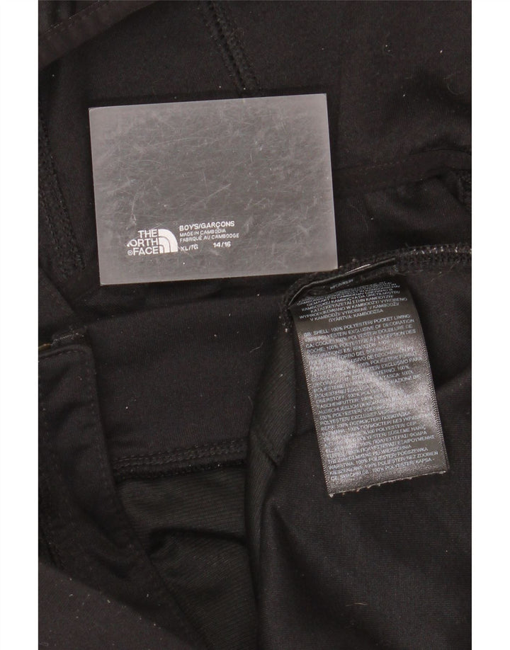 THE NORTH FACE Džemper s kapuljačom s patentnim zatvaračem 14-15 godina XL crni poliester