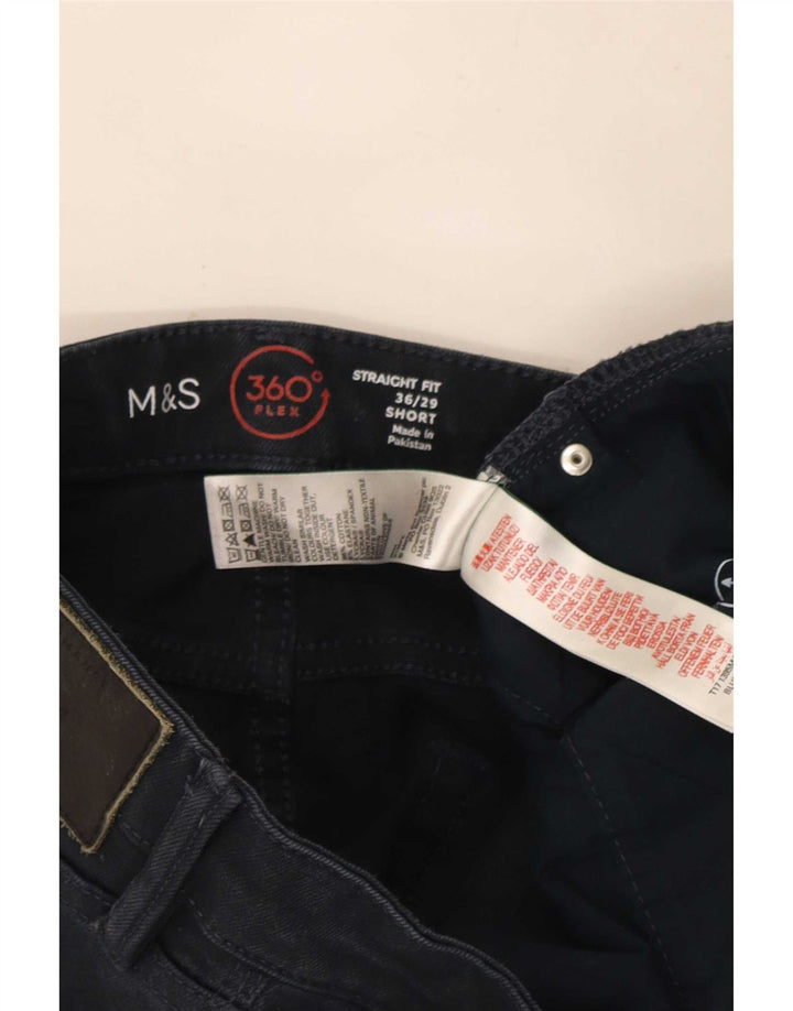 Marks & Spencer muške ravne traperice W36 L29 tamnoplavi pamuk