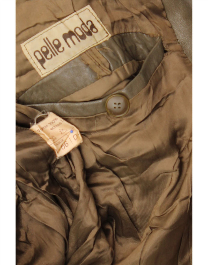 VINTAGE muška kožna jakna IT 56 3XL smeđa koža