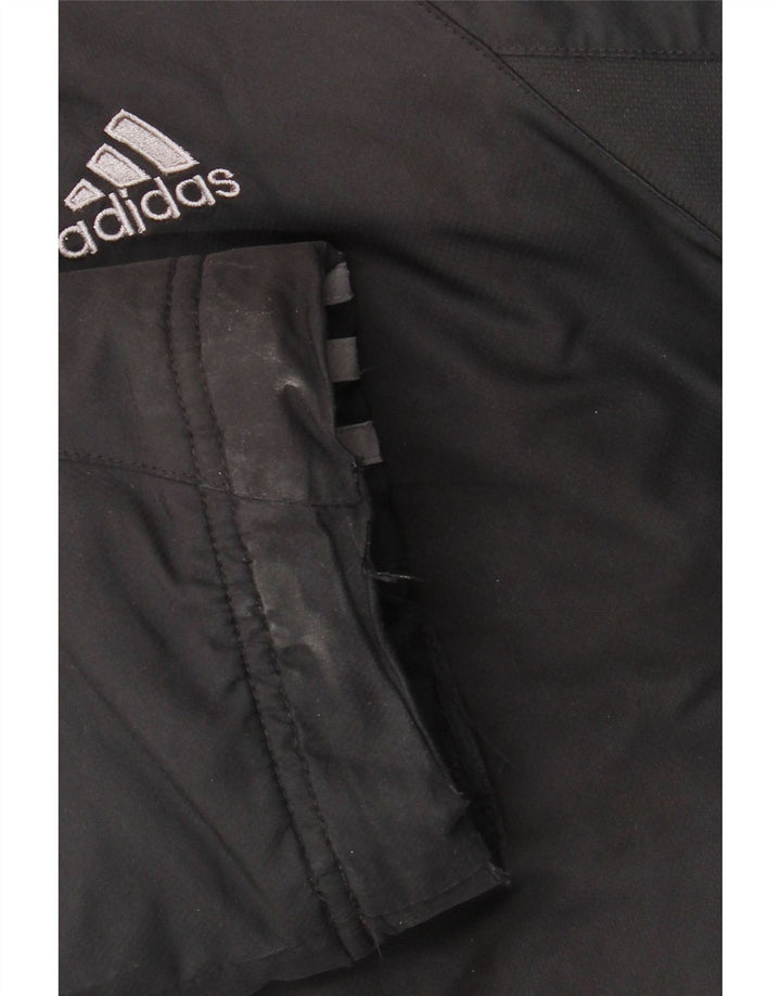 ADIDAS muška jakna vjetrovka UK 40 veliki crni poliester