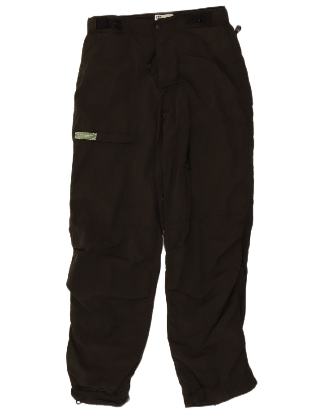 CAT muške ravne kargo hlače W30 L32 kaki najlon