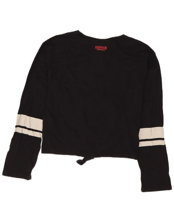 Benetton majica dugih rukava za djevojčice 13-14 godina 3XL crna