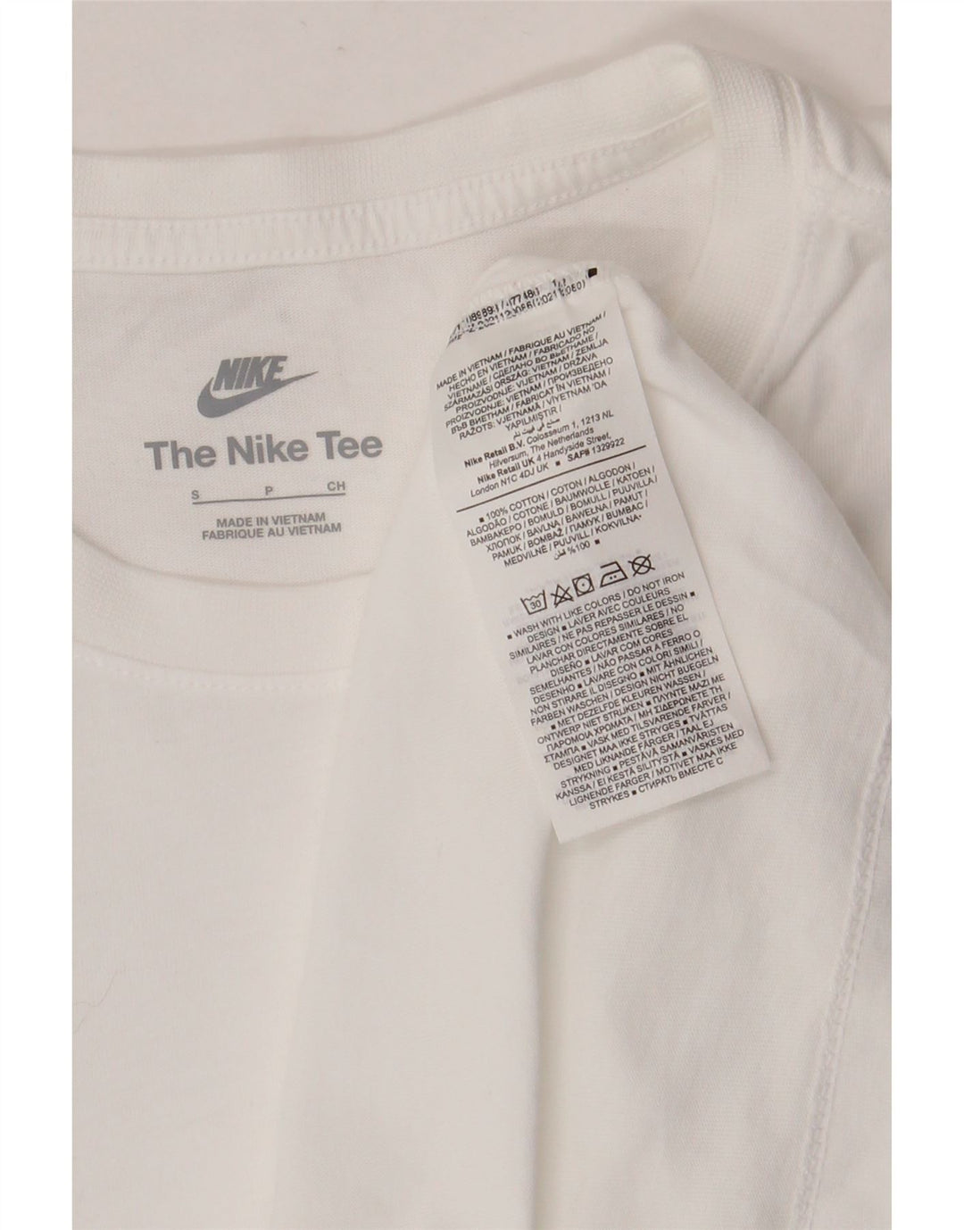 Nike Muška majica kratkih rukava Mali bijeli pamuk