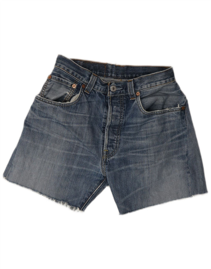 Levi's ženske 501 traper kratke hlače W32 veliki plavi pamuk