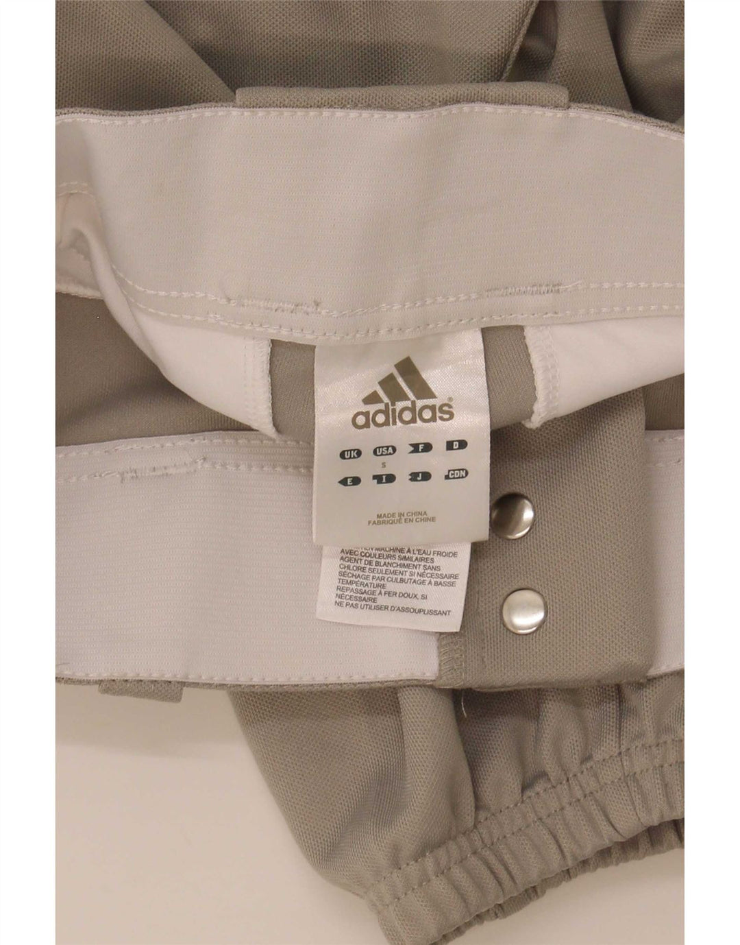 Adidas Capri trenirka za dječake Hlače za trčanje 8-9 godina male sive poliester