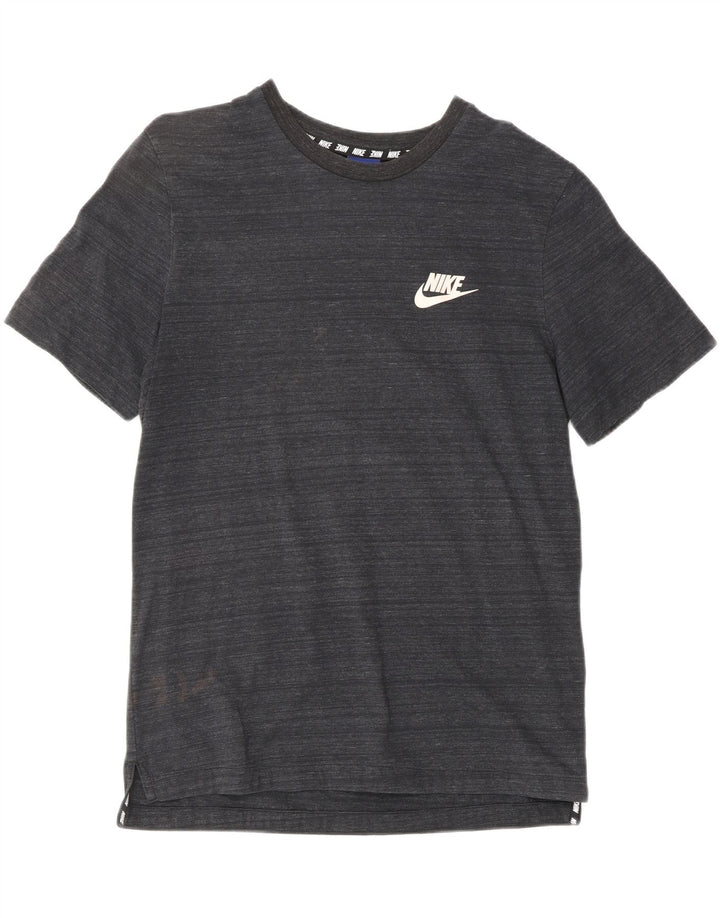 NIKE Mens T-Shirt Top Medium Grey Flecked Cotton Vintage Nike and Second-Hand Nike from Messina Hembry 