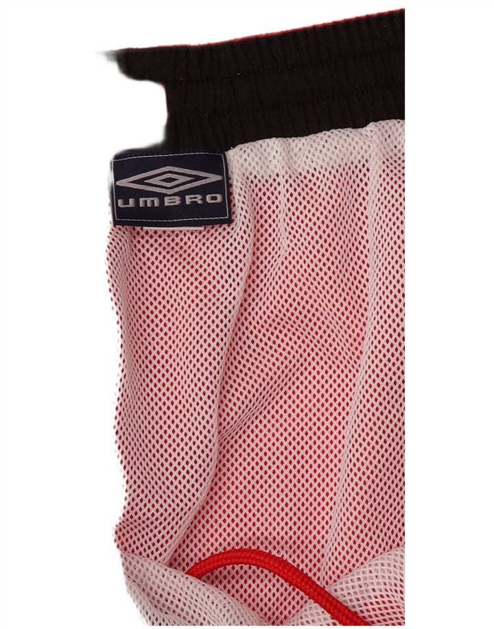 Umbro muške kratke sportske hlače s grafičkim motivima 2XL, crveni poliester