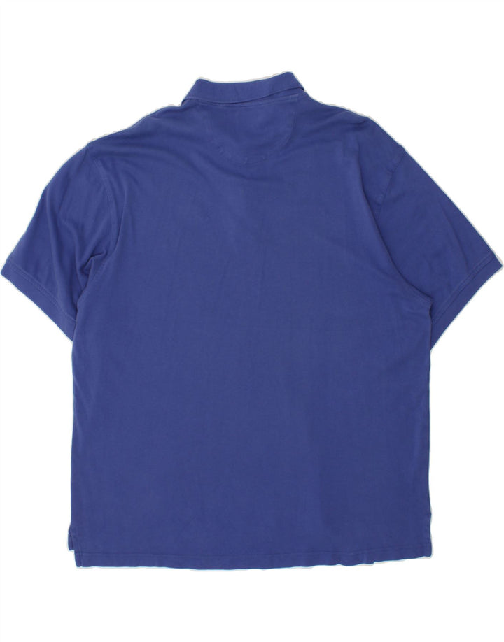 IZOD Mens Polo Shirt XL Navy Blue Cotton Vintage Izod and Second-Hand Izod from Messina Hembry 