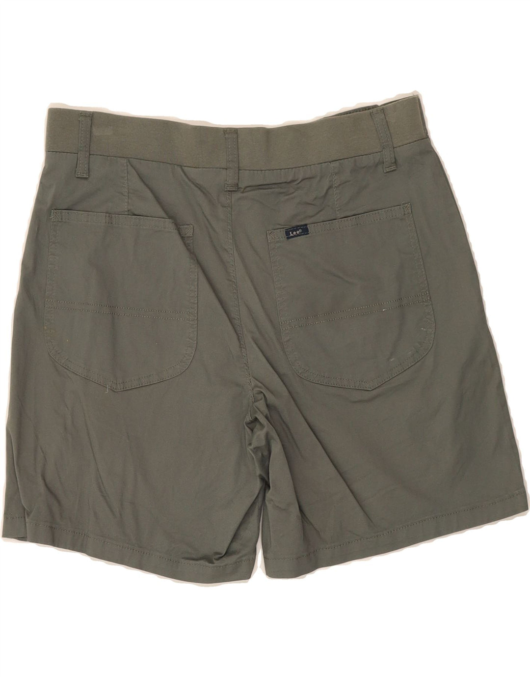 LEE Womens Chino Shorts US 12 Large W34 Grey Cotton Vintage Lee and Second-Hand Lee from Messina Hembry 