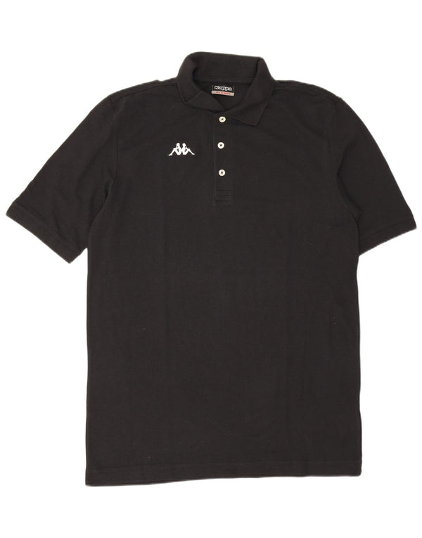Kappa Mens Polo Shirt XL Black Cotton