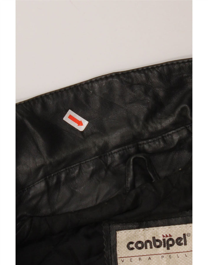 CONBIPEL muška kožna jakna IT 44 XS crna koža