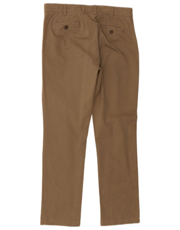 Dack's muške uske chino hlače IT 50 Large W34 L30 Bež pamuk