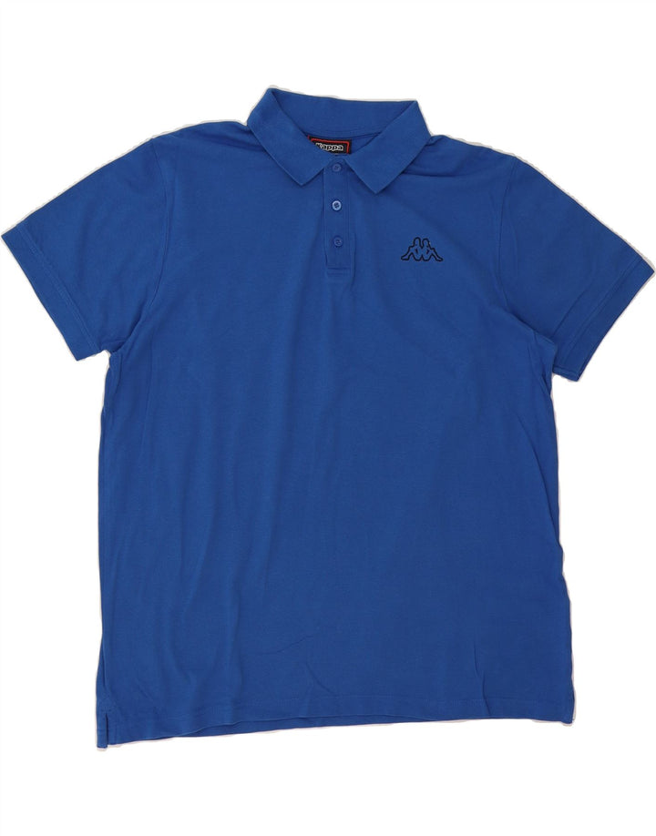 KAPPA Mens Polo Shirt XL Blue Vintage Kappa and Second-Hand Kappa from Messina Hembry 