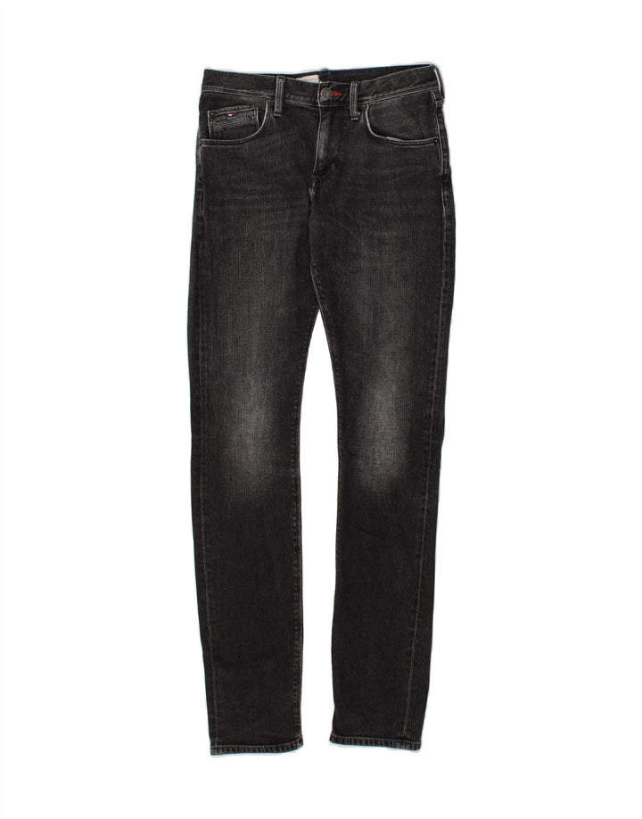 TOMMY HILFIGER Womens Slim Jeans W£0 L34 Grey Cotton Vintage Tommy Hilfiger and Second-Hand Tommy Hilfiger from Messina Hembry 