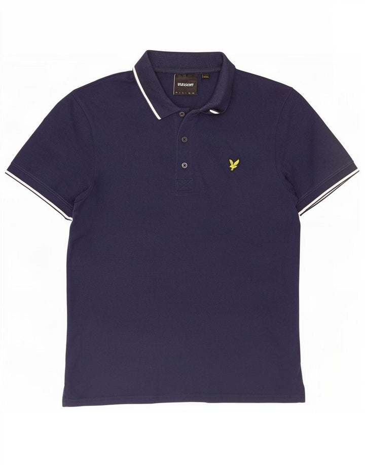 Lyle & Scott muška polo majica srednje tamnoplave pruge
