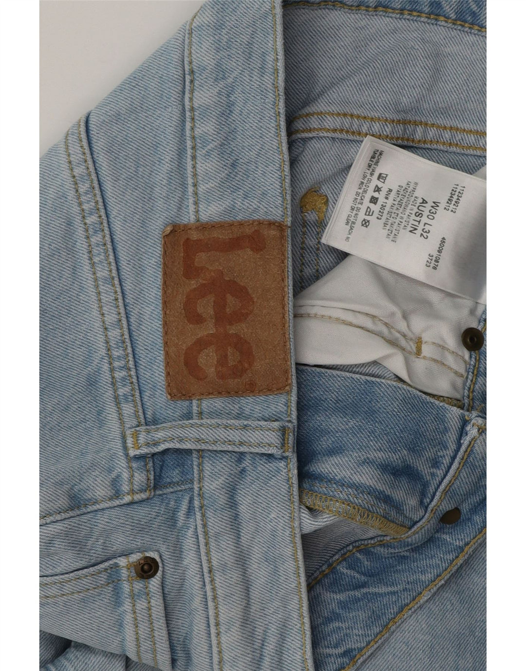 Muške sužene traperice LEE Austin W30 L30 plavi pamuk