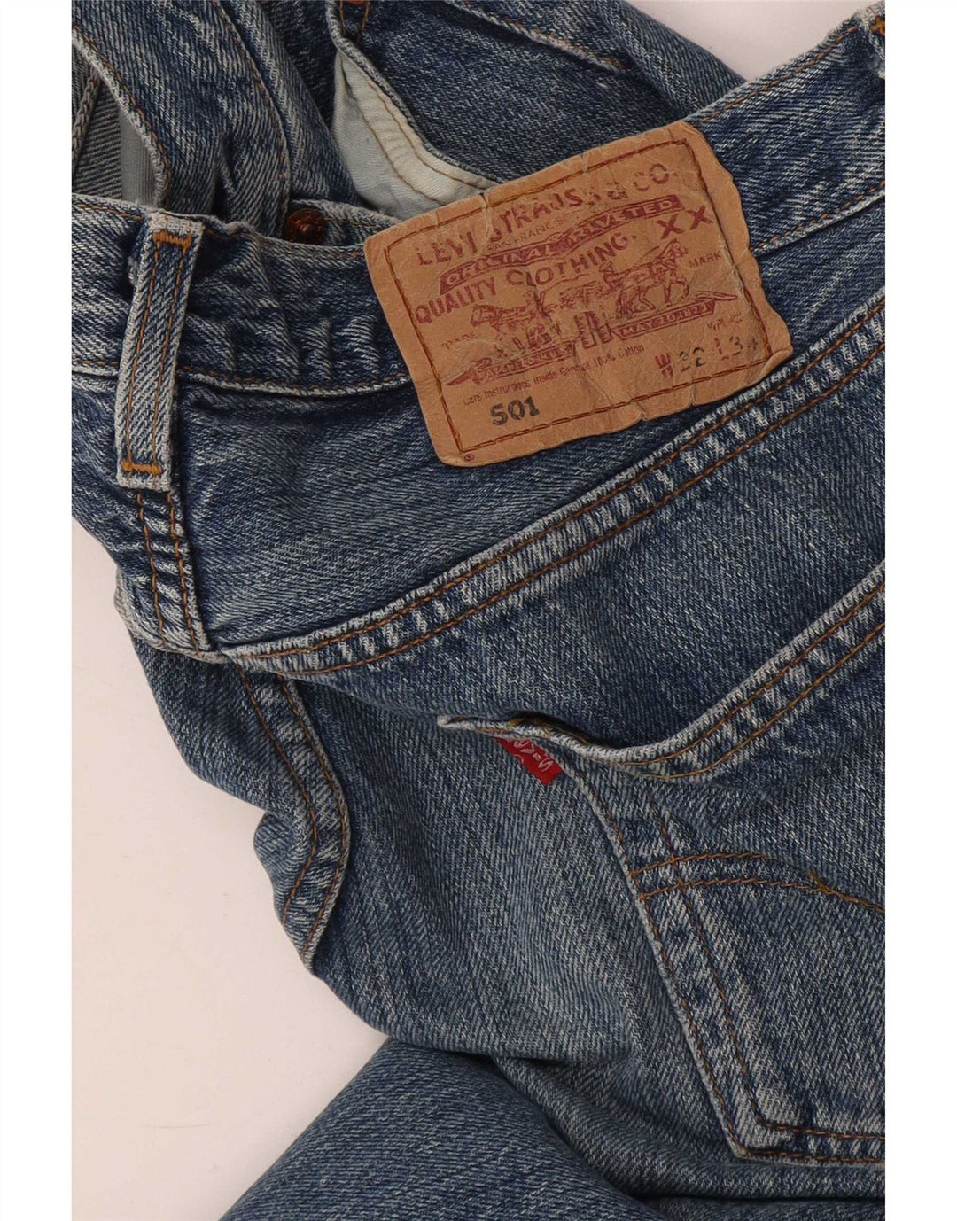 Levi's muške 501 ravne traperice W32 L34 plave