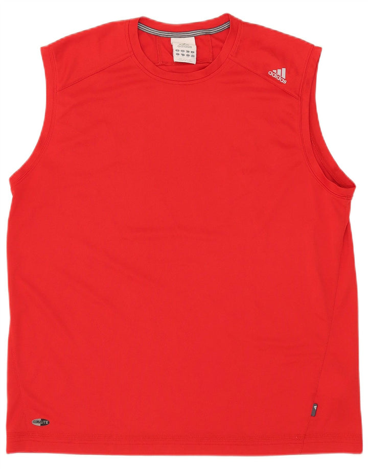 Adidas ženski prsluk Climalite Top UK 18 XL crveni poliester