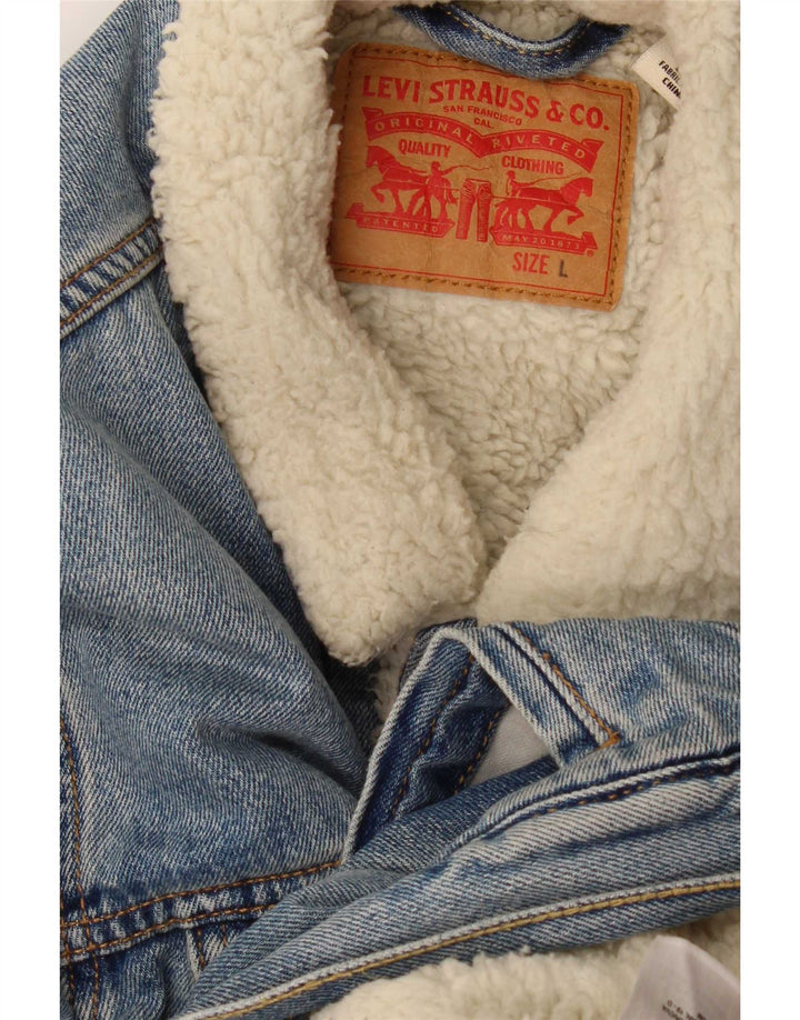 Levi's muška Sherpa traper jakna UK 40 Large Blue