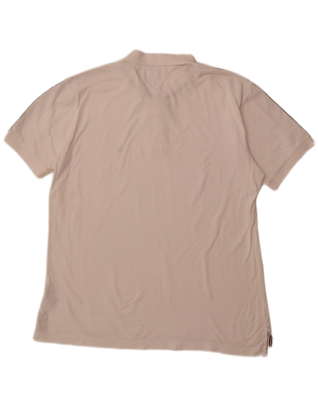 TOMMY HILFIGER Muška polo majica standardnog kroja 2XL bijeli pamuk u boji