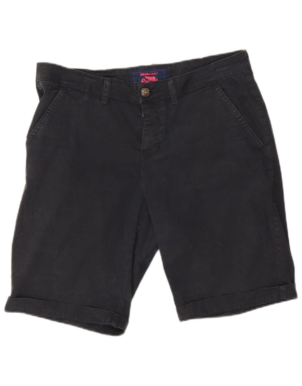 Superdry ženske chino kratke hlače srednje veličine W30 tamnoplavi pamuk