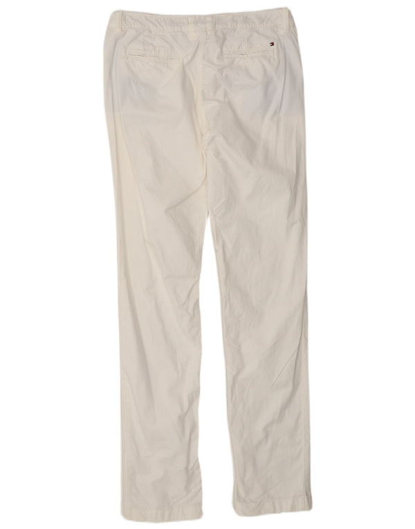Tommy Hilfiger ženske ravne chino hlače US 8 srednje W30 L33 bijele