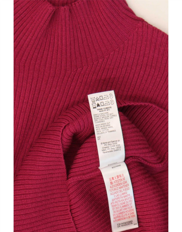 Marks & Spencer ženski džemper s kornjačičastim ovratnikom UK 14 velika ljubičasta