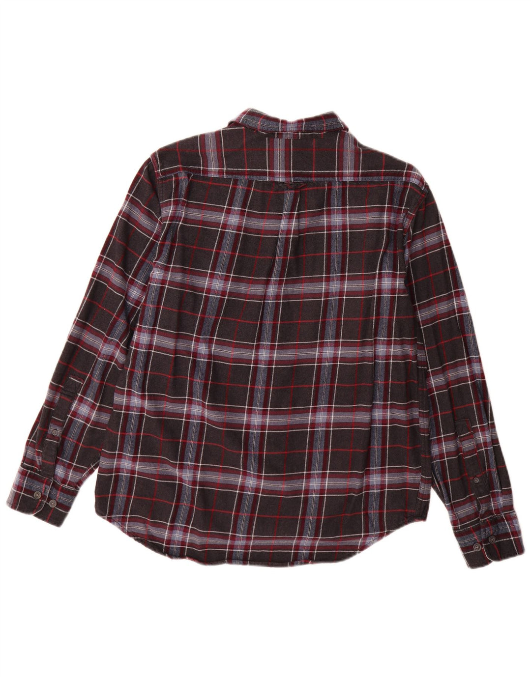 Eddie Bauer muška flanelska košulja, veliki sivi karirani pamuk