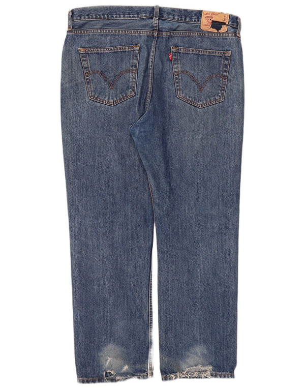 Levi's ženske ravne traperice W40 L30 plavi pamuk