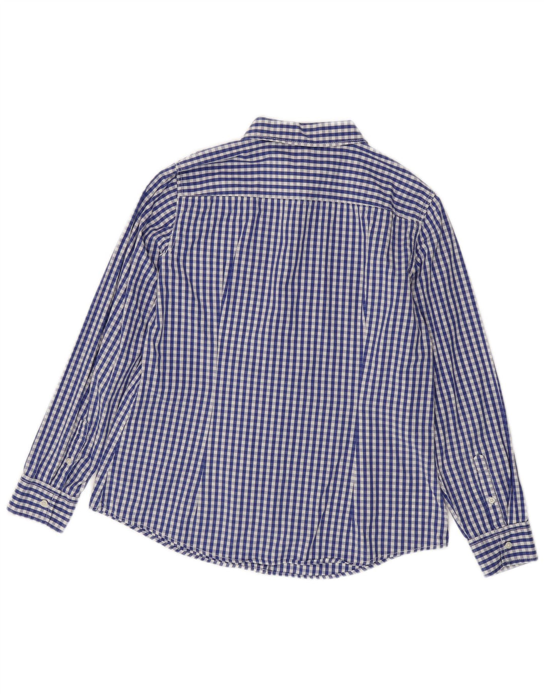 Benetton ženska košulja UK 16 Large Blue Gingham pamuk