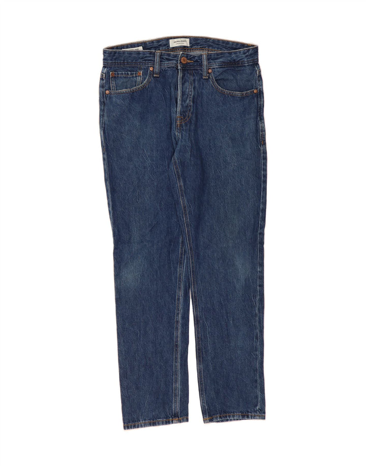 JACK & JONES Mens Mike Slim Jeans W32 L32 Blue Vintage Jack & Jones and Second-Hand Jack & Jones from Messina Hembry 