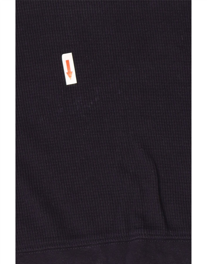 Zara muški pulover s polo ovratnikom mali tamnoplavi