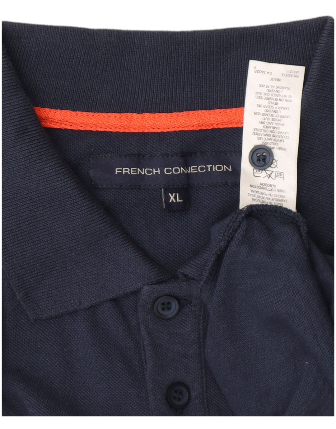 FRENCH CONNECTION Muška polo majica XL tamnoplavi pamuk
