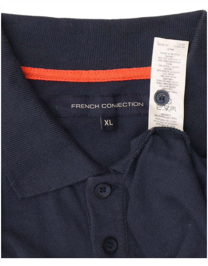 FRENCH CONNECTION Muška polo majica XL tamnoplavi pamuk