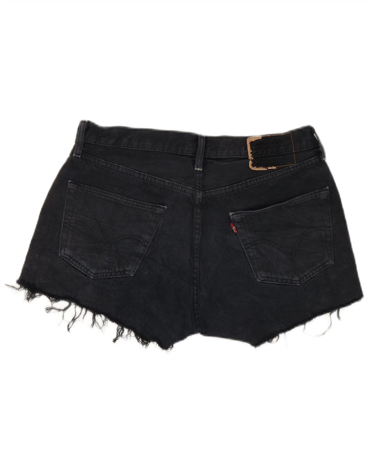 Levi's ženske traper kratke hlače W33 srednje tamnoplavi pamuk