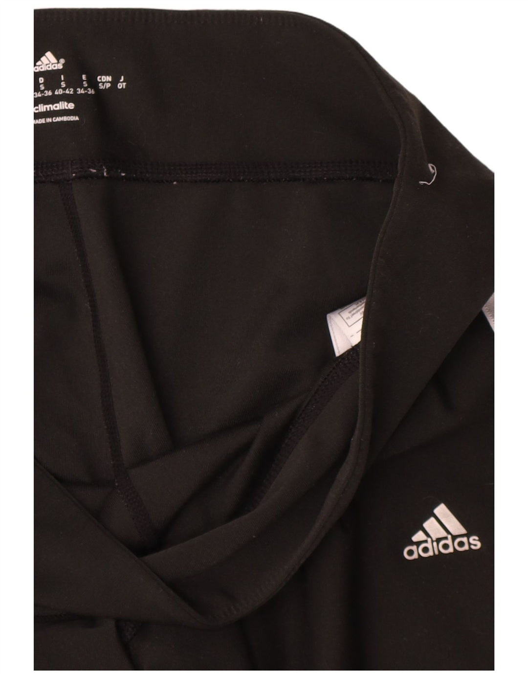 Adidas ženske kratke tajice UK 8 male crne poliesterske